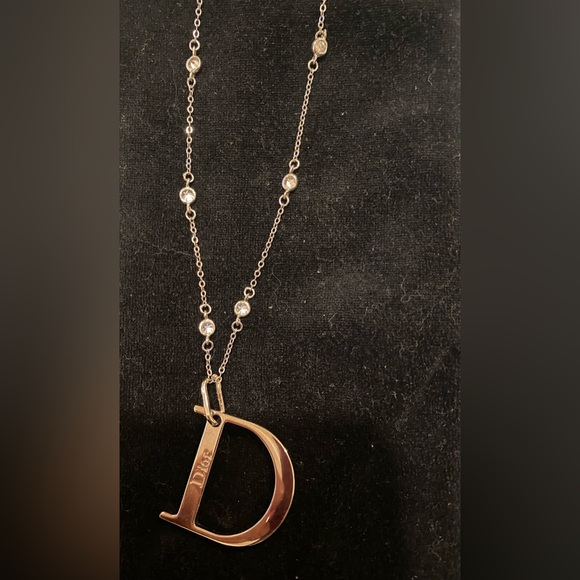 Auth.Christian Dior logo D Pendant - Picture 1 of 7